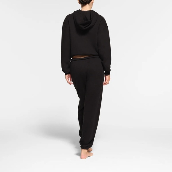 SKIMS COTTON FLEECE JOGGER ONYX Size M Medium NWT - Picture 5 of 6